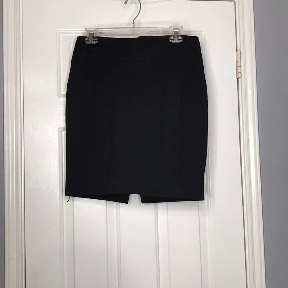 Black pencil skirt